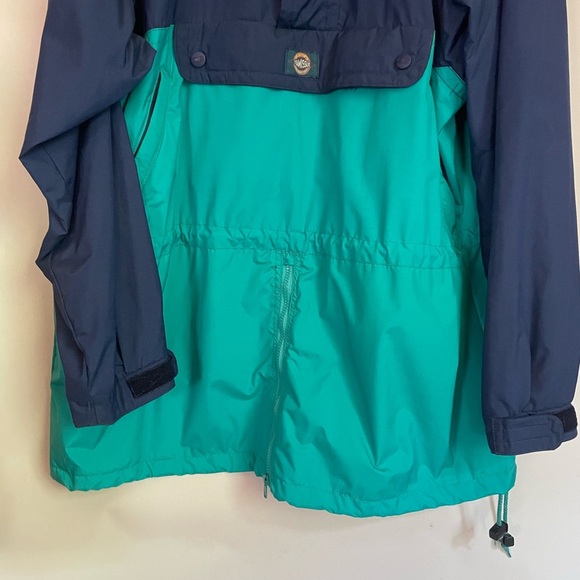 Vintage CB SPORTS TEAMISSUE INTERNATIONAL Two-Tone Windbreaker Jacket SIZE large - Picture 3 of 10